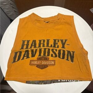 Harley-Davidson Mustard Sleeveless Tee